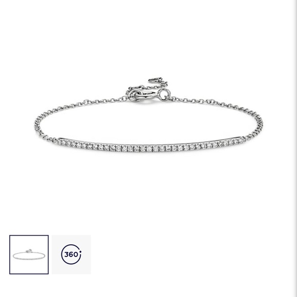Blue Nile Diamond Bar Necklace - Picture 1 of 4